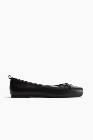 Leather Ballet Pumps