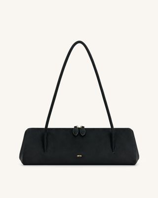 Nova Baguette Style Shoulder Bag - Black