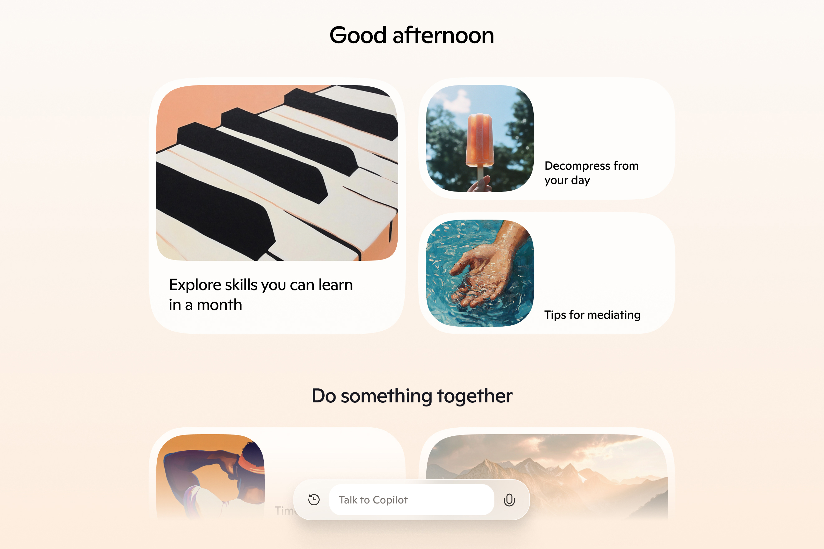 The new Copilot design