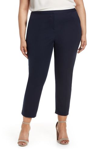 Stretch Twill Crop Pants