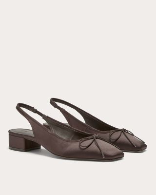 Everlane, The Ballet Slingback Heels