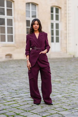 Burgundy tailoring trend