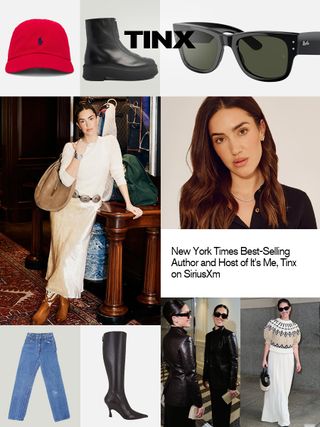 A collage of tinx's capsule wardrobe.