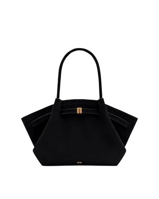 Jw Pei Women's Hana Medium Faux Suede Tote Bag - Black
