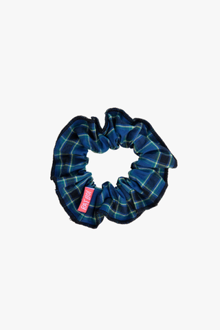 Royal Tartan Contrast Scrunchie