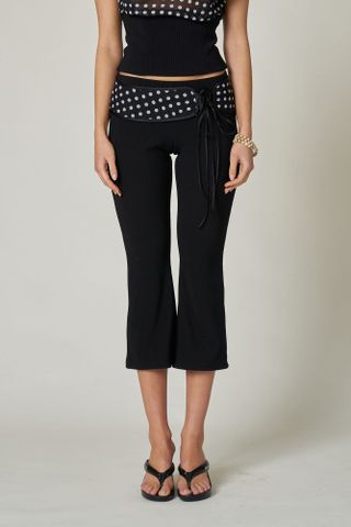 Marie Capri - Noir W/ Polka Dot