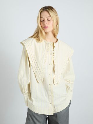 Sandy Ruffle Blouse - Butter Business