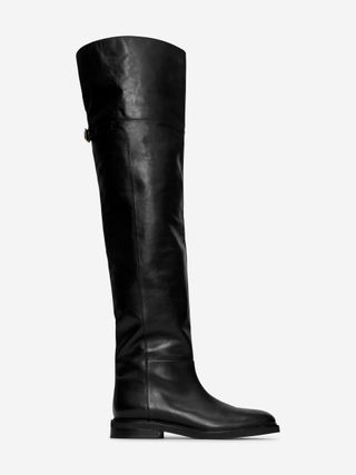 Over-The-Knee Leather Boots – Black – Women – Arket Gb