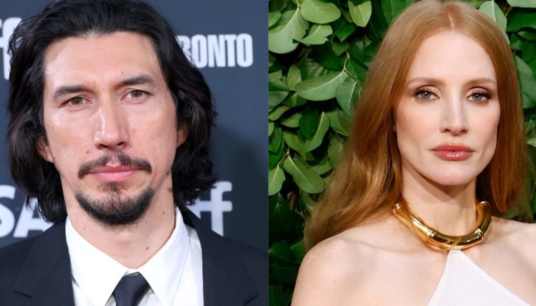 Jessica Chastain and Adam Driver to Play Gallerist-Artist Duo in Upcoming Drama 'The Dealer'