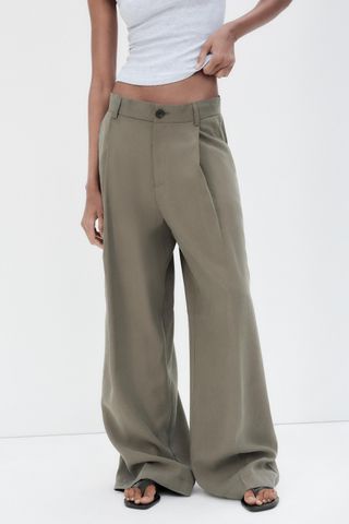 Pleated Pants