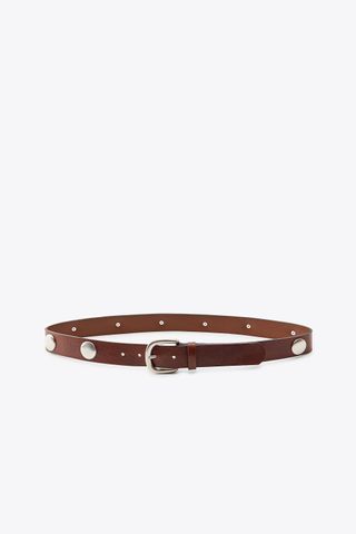 Studded Leather Belt