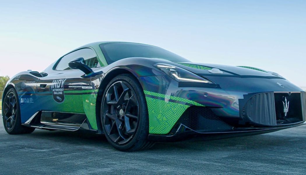 Maserati MC20 Breaks Autonomous Speed Record at Kennedy Space Center