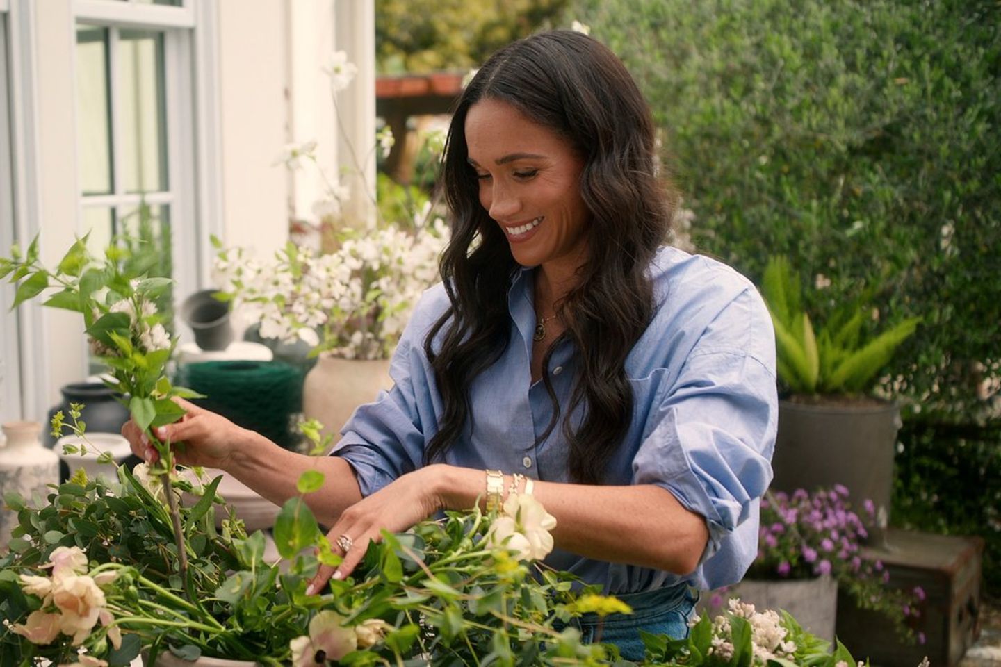 Herzogin Meghan in ihrer neuen Netflix-Serie "With Love, Meghan".