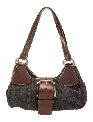 Prada, Cinghiale Leather Shoulder Bag Vintage