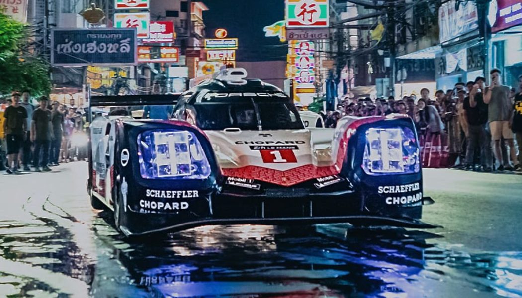 The Porsche 919 Hybrid Makes Its Way Back to Bangkok