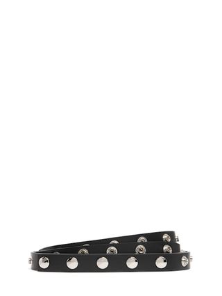 Studded Leather Belt - the Attico - Women - Black - S