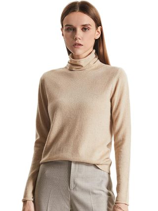 GreenMount, 100% Pure Cashmere Turtleneck Sweater