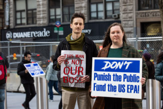 “This man is not our boss” — EPA workers rally against DOGE cuts