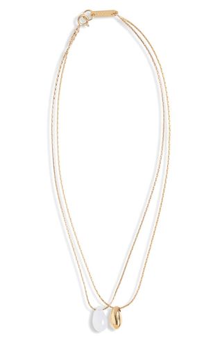 Imala Double Strand Pendant Necklace