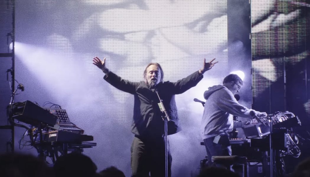 Thom Yorke shares fiery live performance of "Back in the Game" with Mark Pritchard