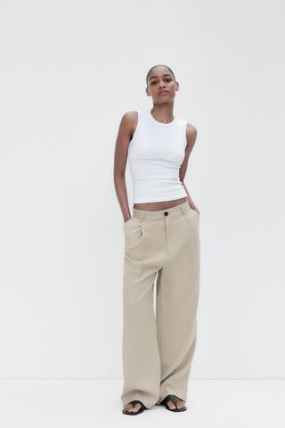 Pleated Pants