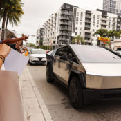 We went to 10 anti-Tesla protests — and a couple counter protests, too