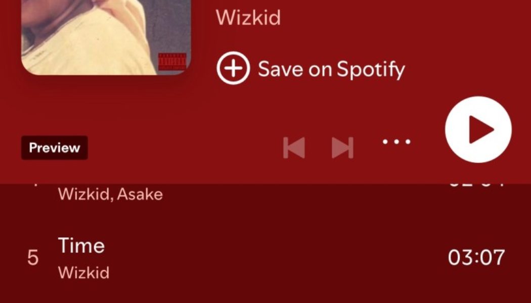 Wizkid’s Legacy: Morayo Tops Spotify Charts for 18 Consecutive Weeks » NaijaTunez - No. 1 Platform For Latest Naija Music & Videos