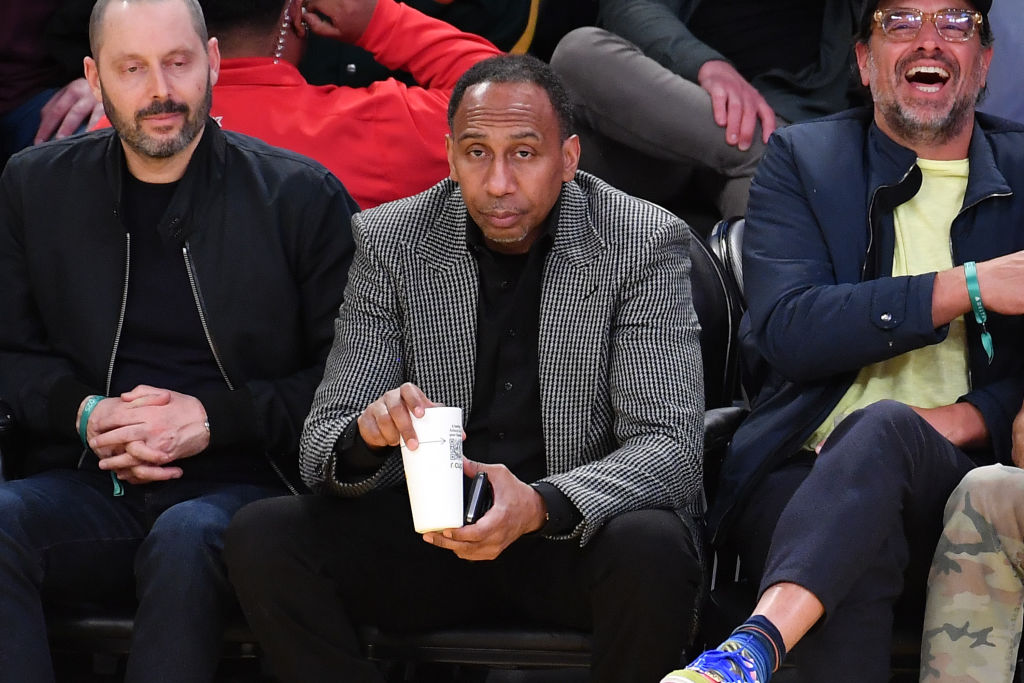 Celebrities At The Los Angeles Lakers Game