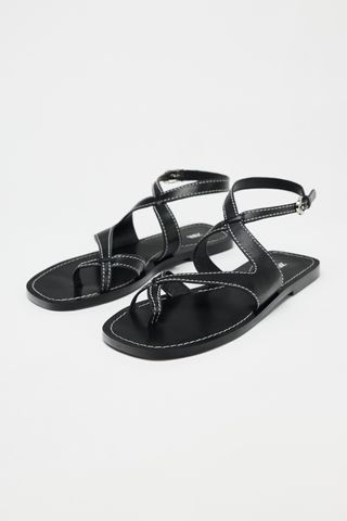 Leather Strappy Sandals