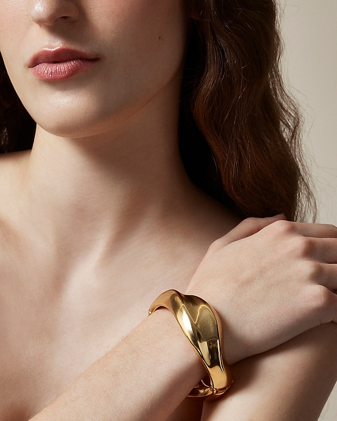 Sculptural Cuff Bracelet