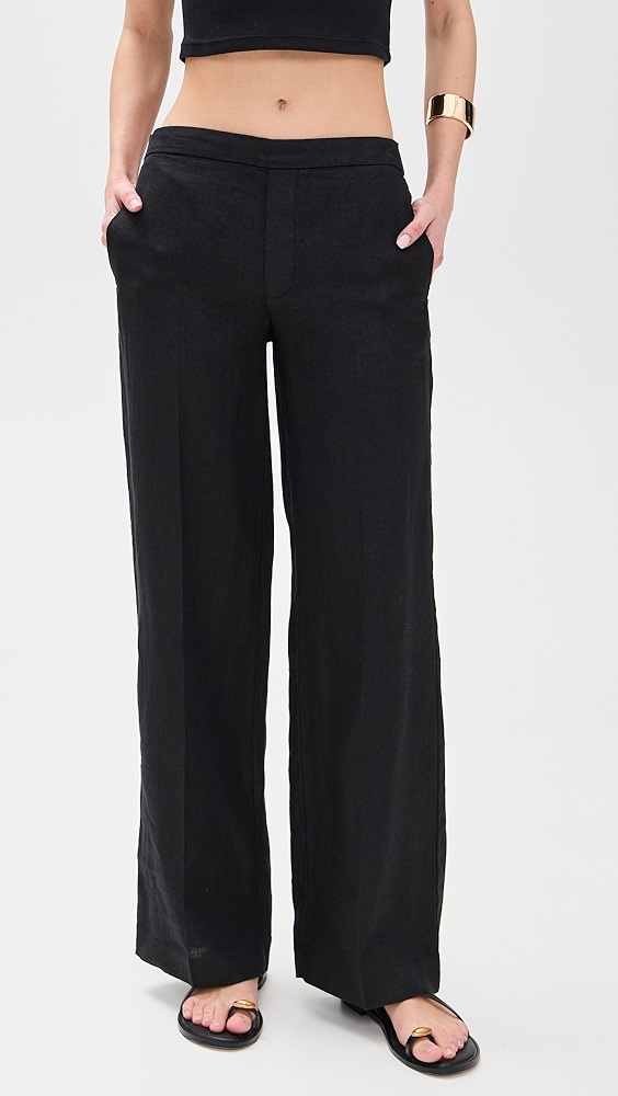 Madewell the Easy Linen Pull-On Pants