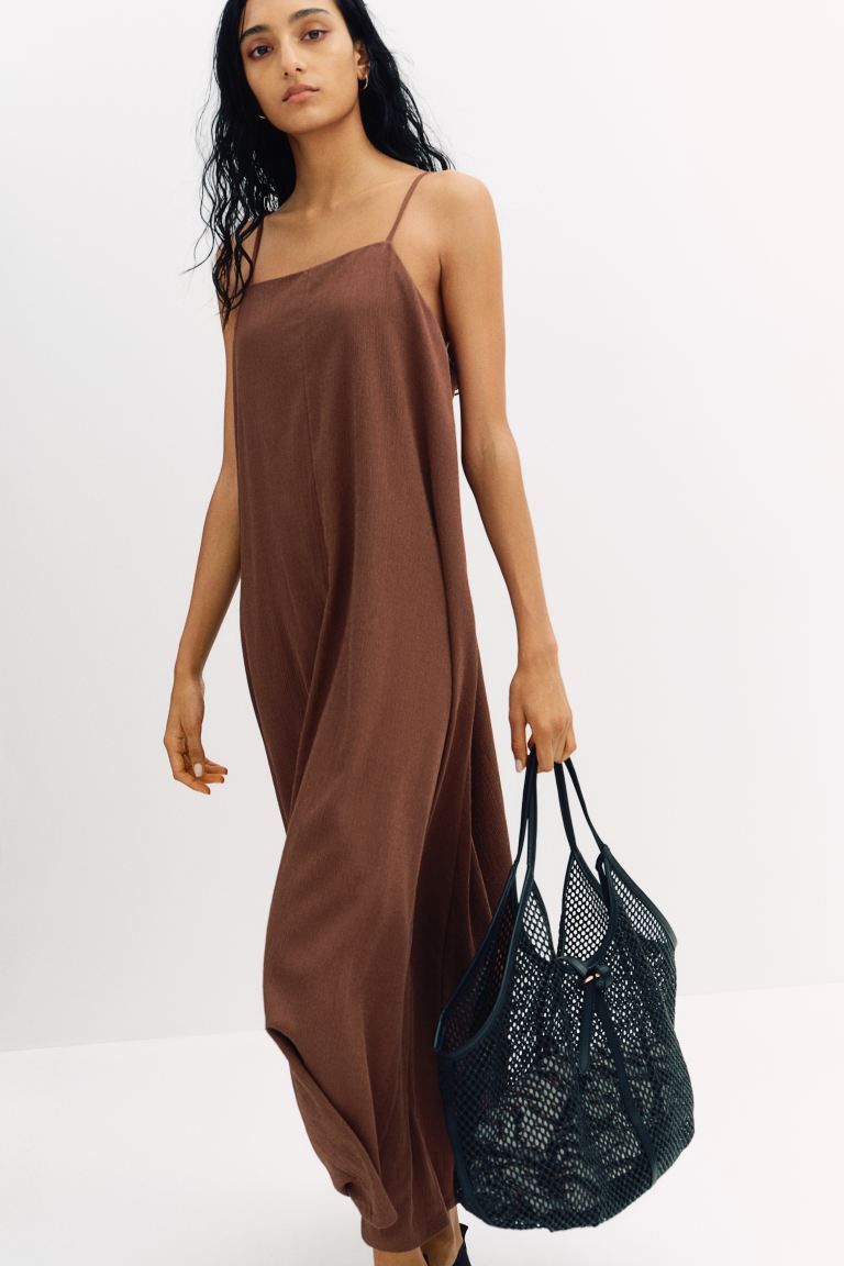Crinkled Slip Dress