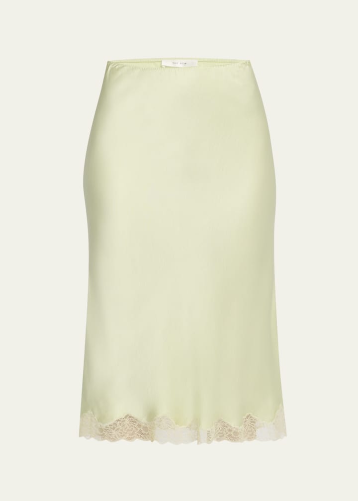Irene Silk Slip Skirt