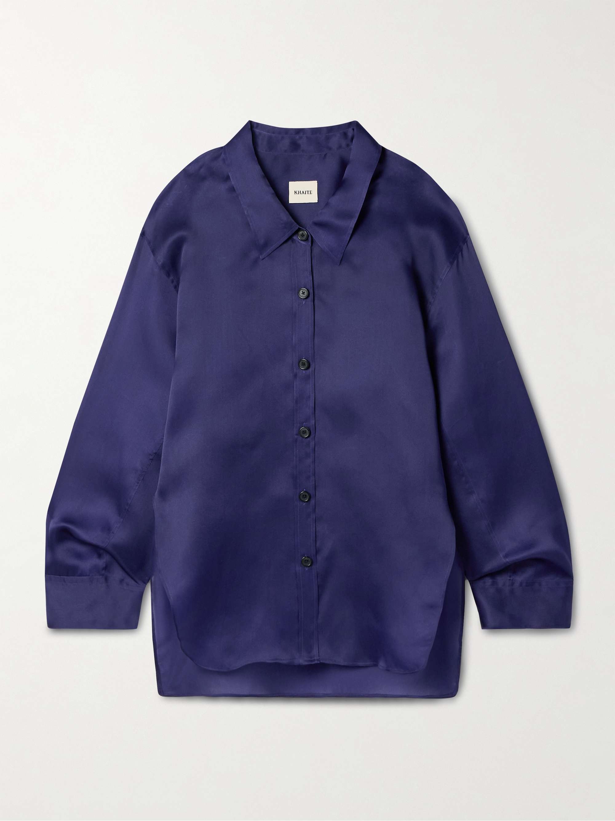 Herschel Oversized Silk-Organza Shirt