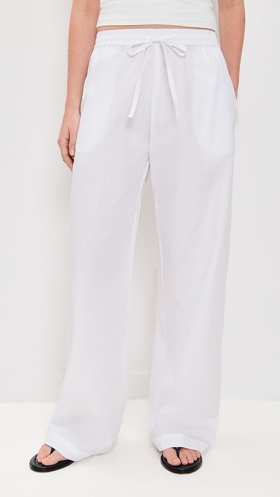 Enza Costa Poplin Resort Pants