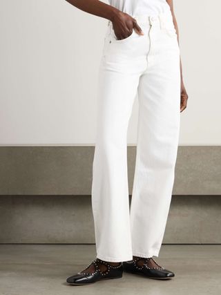Low Curve Mid-Rise Wide-Leg Jeans