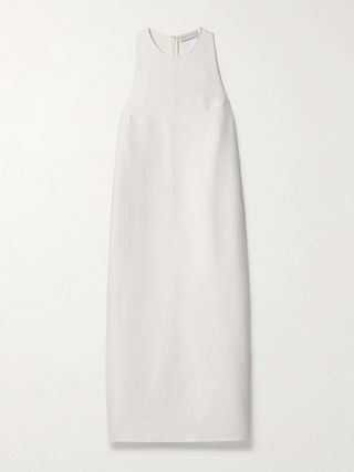 Helene Silk-Mikado Midi Dress