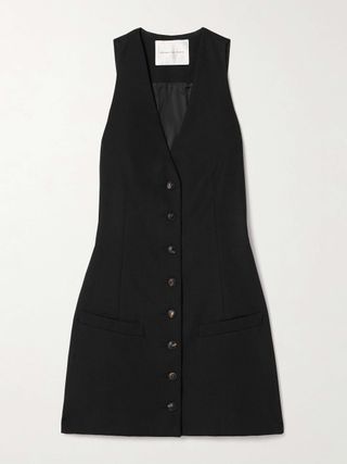 Juliette Grain De Poudre Wool Mini Dress