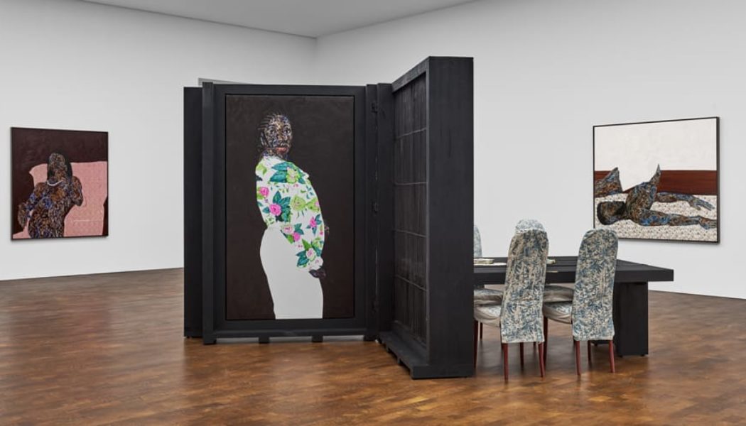 Amoako Boafo Brings a Slice of Accra to Gagosian London in 'I Do Not Come to You by Chance'