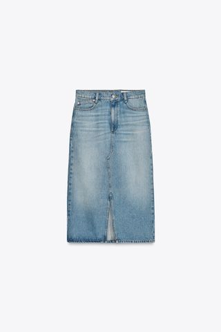 Z1975 Denim Midi Skirt