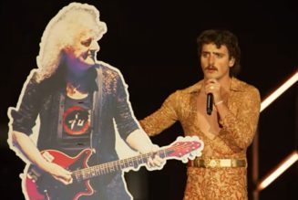 Benson Boone pranks Coachella Weekend 2 crowd with Brian May cardboard cutout