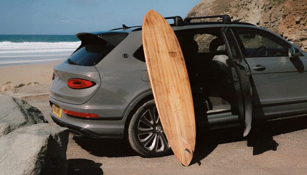 Bentley Crafts a Bespoke Surfboard With Marnie Rays and Otter Surfboards