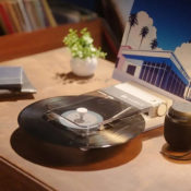 Bring your vinyl to the beach with Toshiba’s new portable wireless Aurex record player