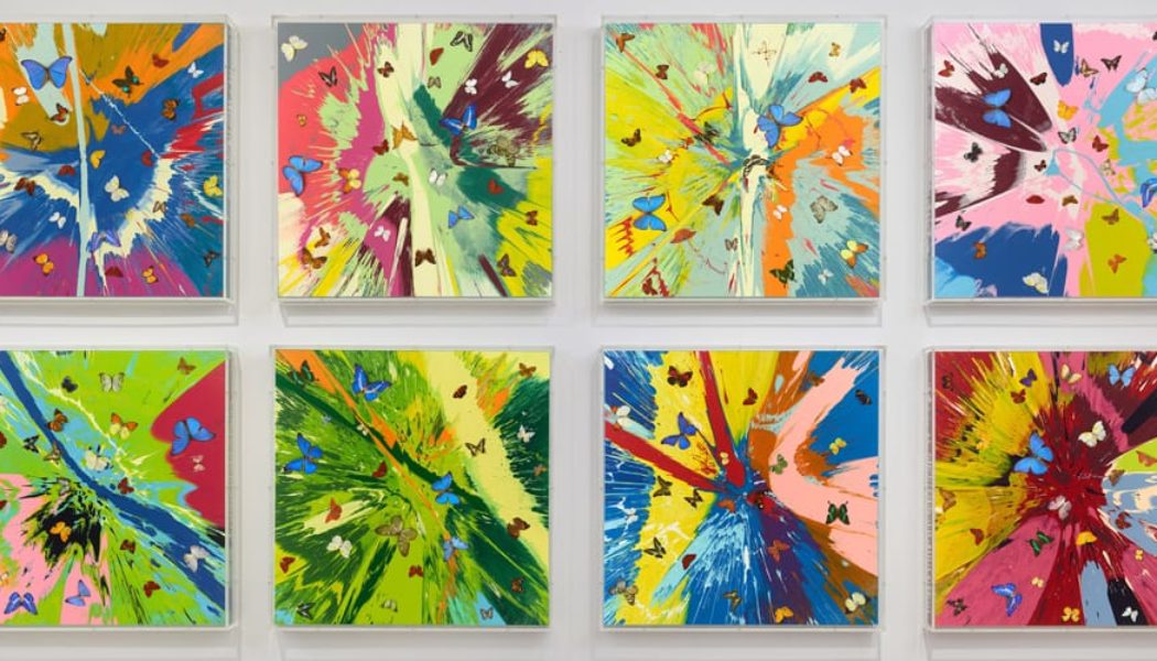 Butterflies Take Flight in Damien Hirst's New Print and Painting Series