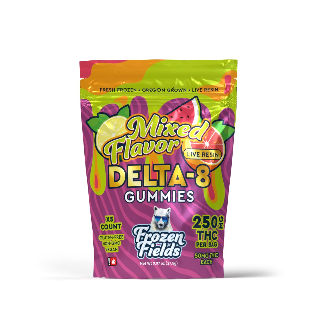 Frozen Fields Delta-8 + Live Resin Gummies