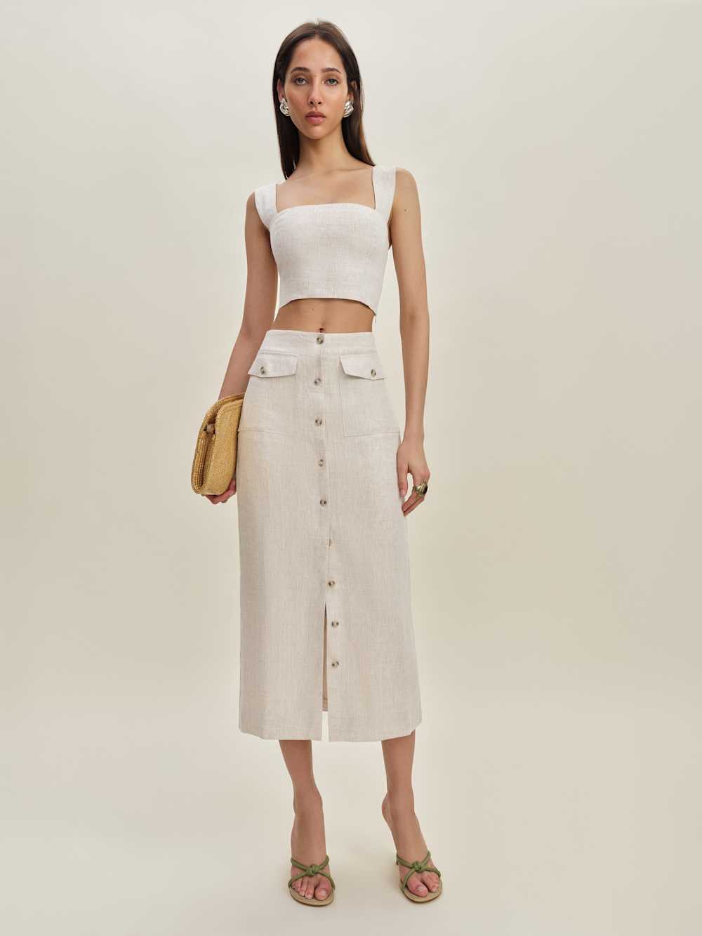 Britt Linen Skirt