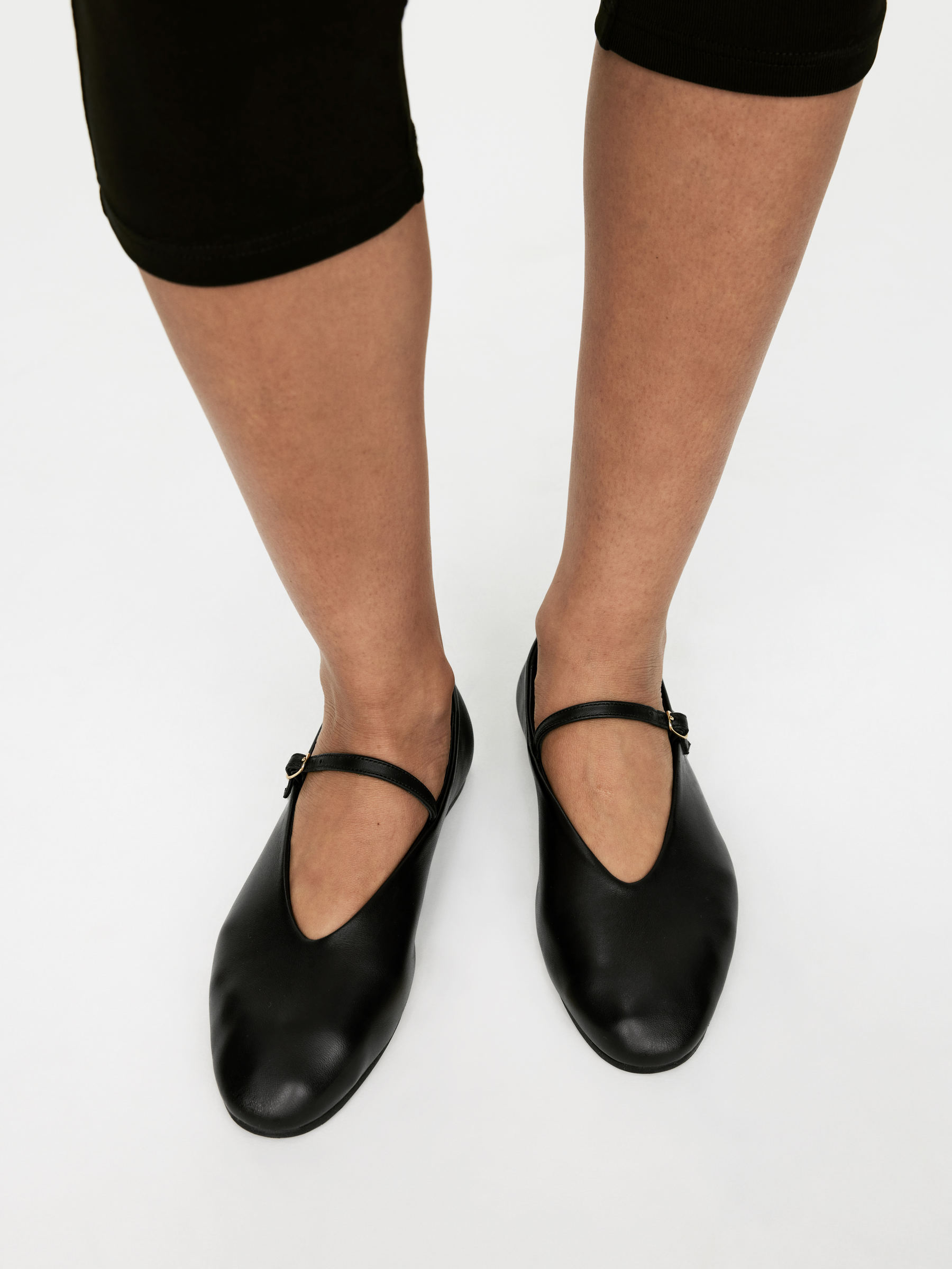 Leather Mary Jane Flats – Black – Women – Arket Gb