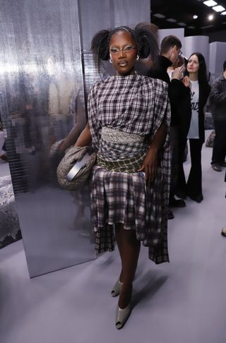 Doechii attending the Acne Studios show during Paris Fashion Week