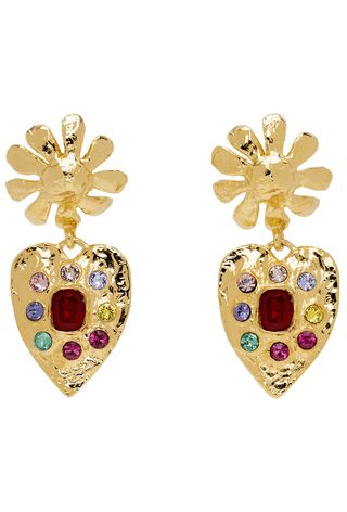 Gold Tropicana Earrings