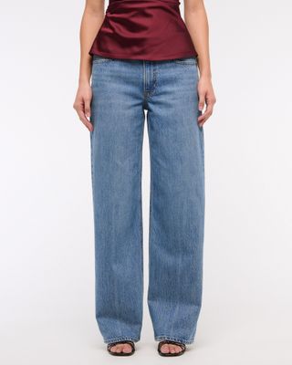 abercrombie, Low Rise Ultra Loose Jean